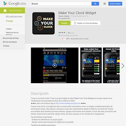 Make Your Clock Widget Beta - Aplicaciones en Android Market