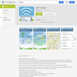 WiFi Finder - Aplicaciones en Android Market
