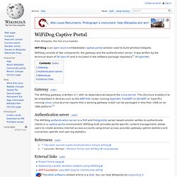 WiFiDog Captive Portal