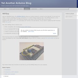 WiFiEsp - Yet Another Arduino Blog