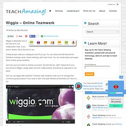 Wiggio – Online Teamwork