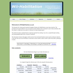 Wiihabilitation