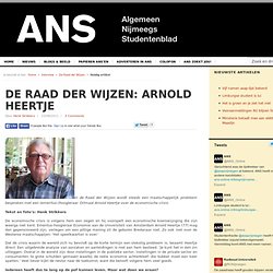De Raad der Wijzen: Arnold Heertje
