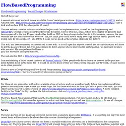 Wiki: FlowBasedProgramming