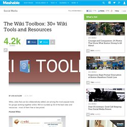 The Wiki Toolbox: 30+ Wiki Tools and Resources