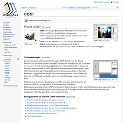 GIMP < Wikibooks