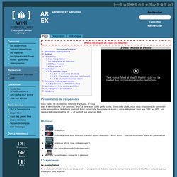 Android et arduino