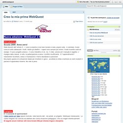 wikiforwebquest / Creo la mia prima WebQuest