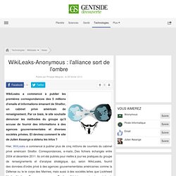 WikiLeaks-Anonymous : l'alliance sort de l'ombre