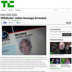 Wikileaks’ Julian Assange Arrested