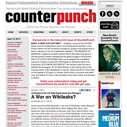 Maximilian C. Forte: A War on Wikileaks?