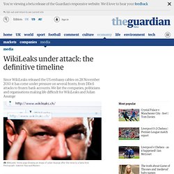 WikiLeaks under attack: the definitive timeline