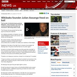 Wikileaks founder Julian Assange awaits bail hearing
