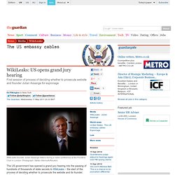 WikiLeaks: US opens grand jury hearing