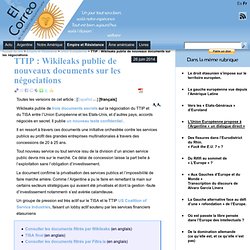 TTIP : Wikileaks publie de nouveaux documents sur les négociations