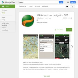 Wikiloc outdoor navigation GPS