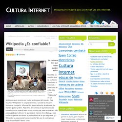 Wikipedia ¿Es confiable? « Cultura Internet