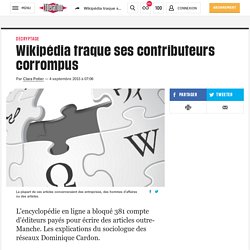 Wikipédia traque ses contributeurs corrompus