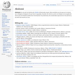 Ahalcaná - Wikipedia, la enciclopedia libre