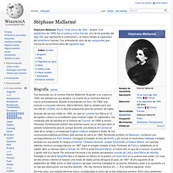 Stéphane Mallarmé