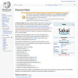 Proyecto Sakai