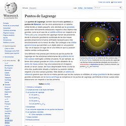 Puntos de Lagrange - Wikipedia, la enciclopedia libre-Mozilla Fi