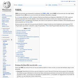 VHDL