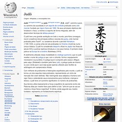 Judô - Wikipédia, a enciclopédia livre