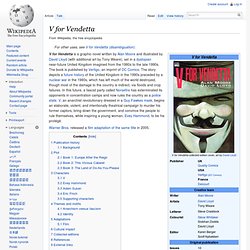 V for Vendetta