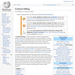 Contract killing