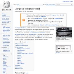 Computer port (hardware)