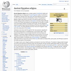 Ancient Egyptian religion