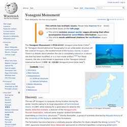Yonaguni Monument