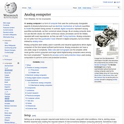 Analog computer