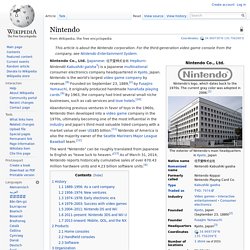 Nintendo (Wikipedia)