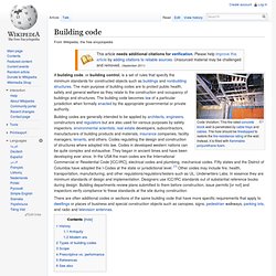 Building code