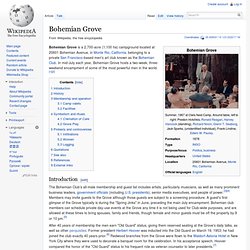 Bohemian Grove - Wiki
