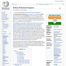 Indian National Congress