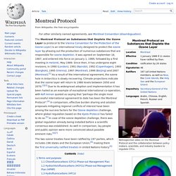 Montreal Protocol