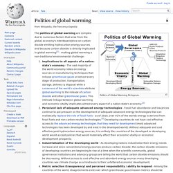 Politics of global warming