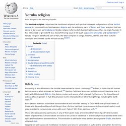 Yoruba religion