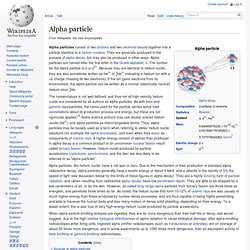 Alpha particle