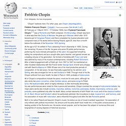 Frédéric Chopin