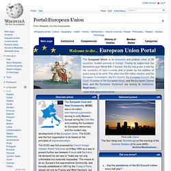 WIKIPEDIA Portal European Union