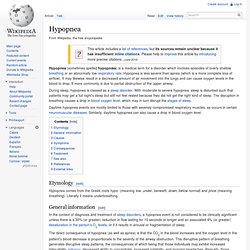 Hypopnea