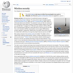 Wireless security