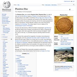 Phaistos Disc