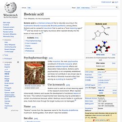 Ibotenic acid