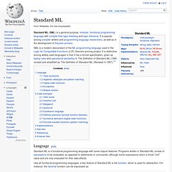 Standard ML