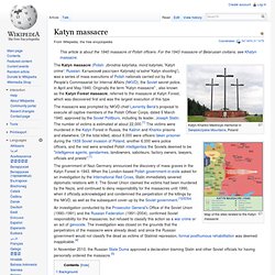 Katyn massacre